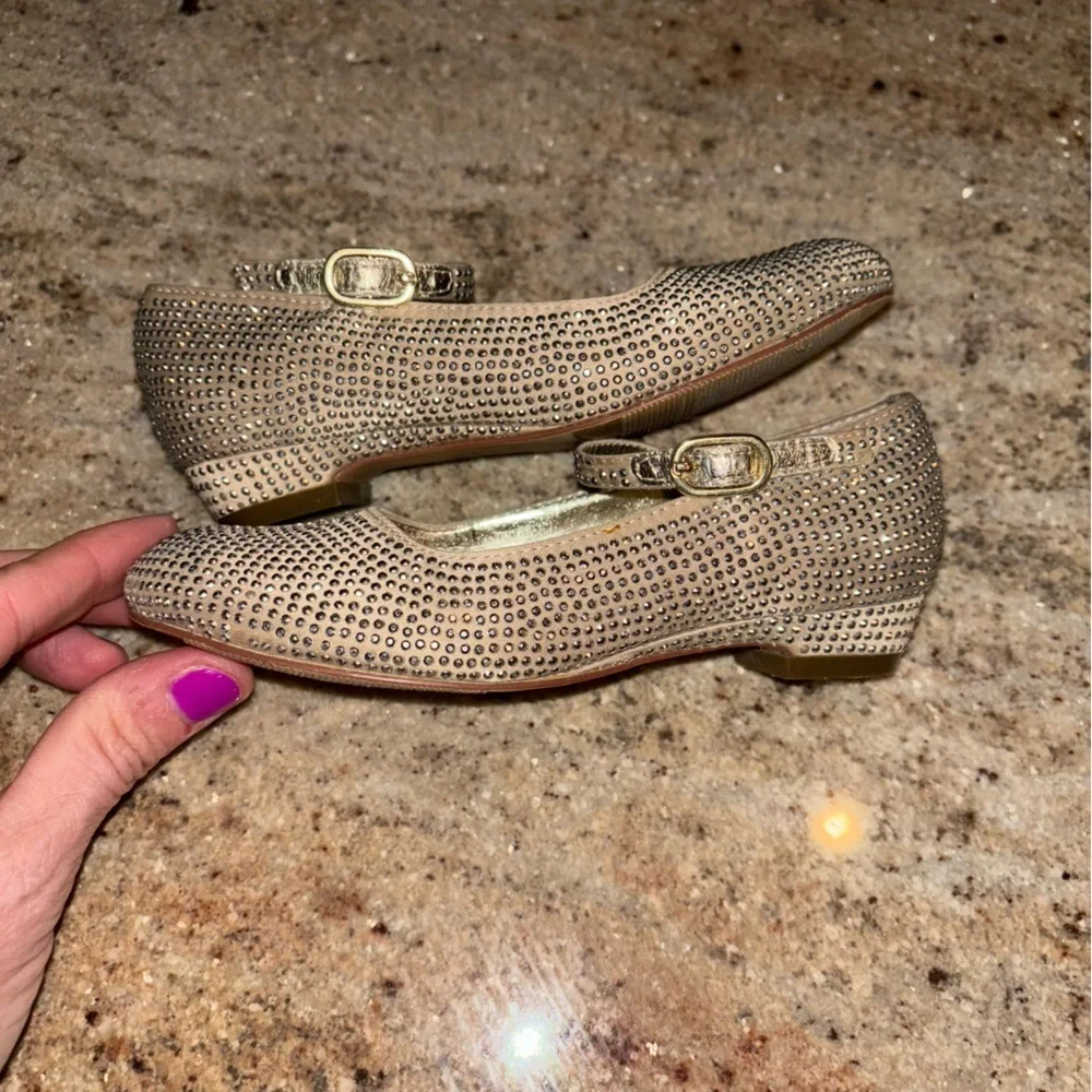 NINA ZELIA sparkly wedding shoes Size 9